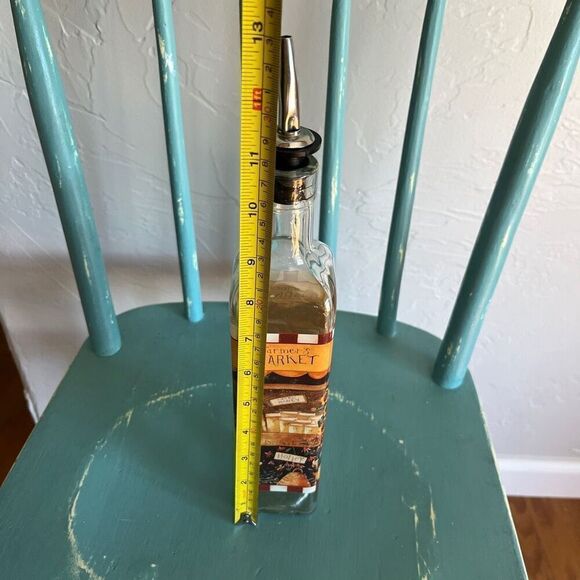 Farmers Market Oil & Vinegar Cruet Decanter Dispenser Bottle - Picture 13 of 13